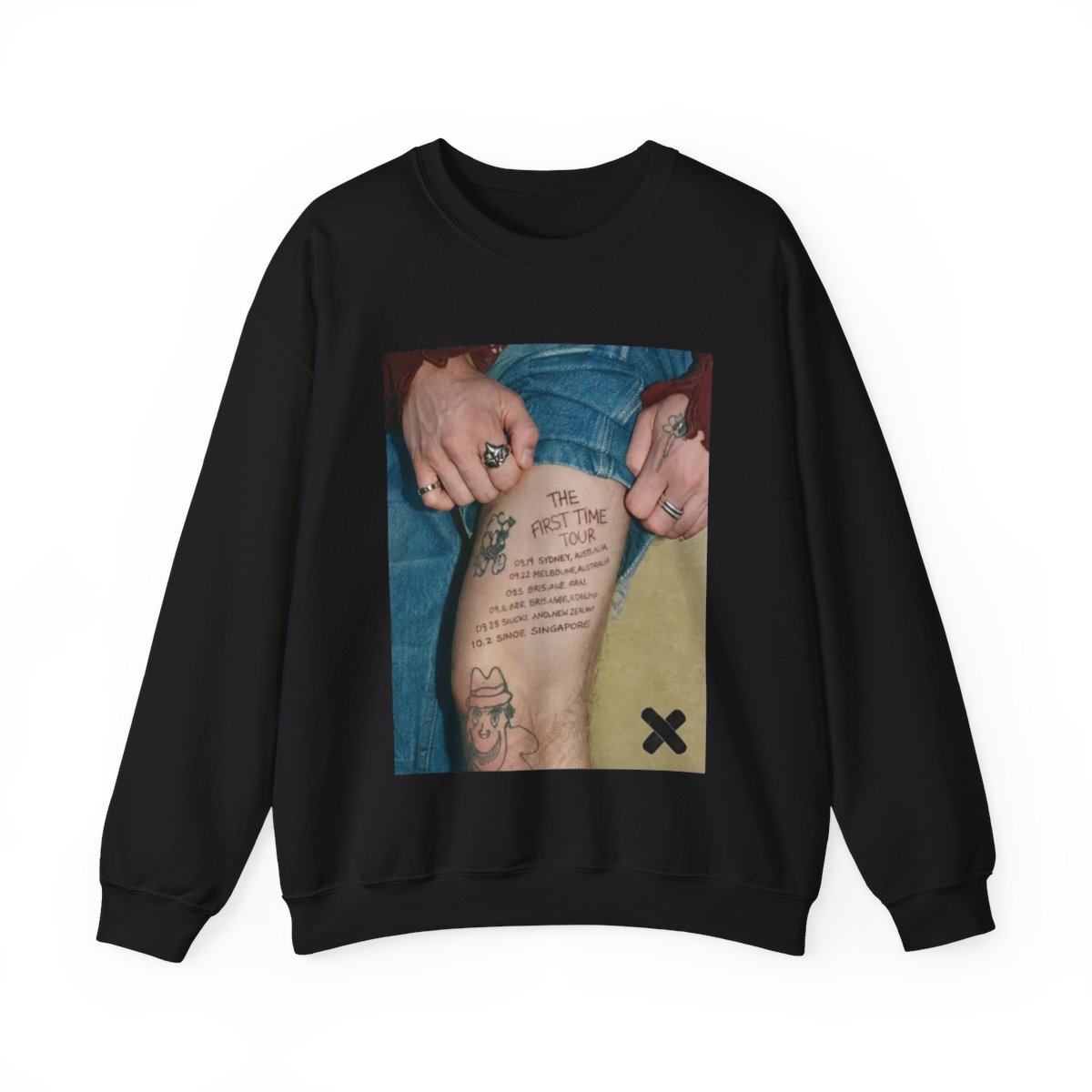 The Kid LAROI The First Time Hoodie Rapper Tour Merch Casual Long Sleeve Hoodies - alternate angle 3, merchandise